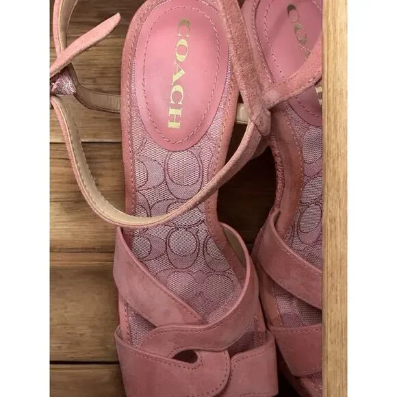 Coach C2314 Talina Platform Sandal Size 9.5B - Picture 5 of 10